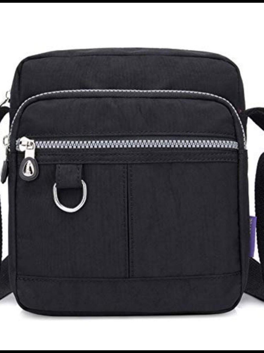 Nylon Crossbody Bag Waterproof Shoulder Handbag Multi-Pocket Travel Purse